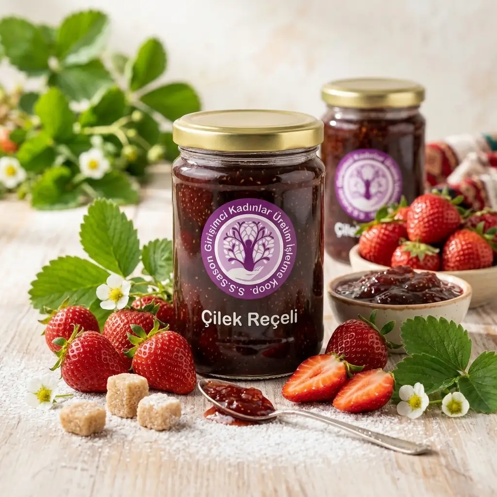 Çilek Reçeli - 1 Kg